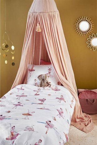 Dekbedovertrek Beddinghouse KIDS Swanlake Pink 140x200/220