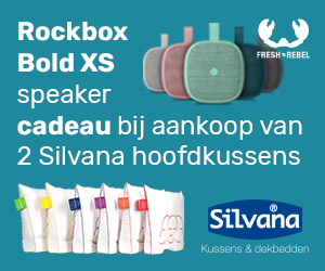Smelten Monument Jeugd Bij aankoop van 2x Silvana Support kussen een gratis Rockbox Bold XS -  SlaapcomfortWinkel
